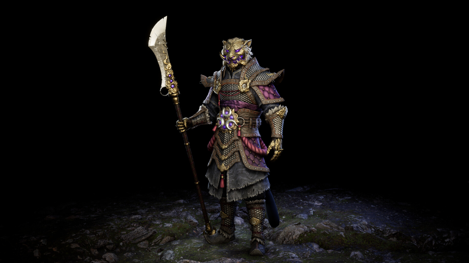 ArtStation - Khajiit Armour, image size:1920x1080