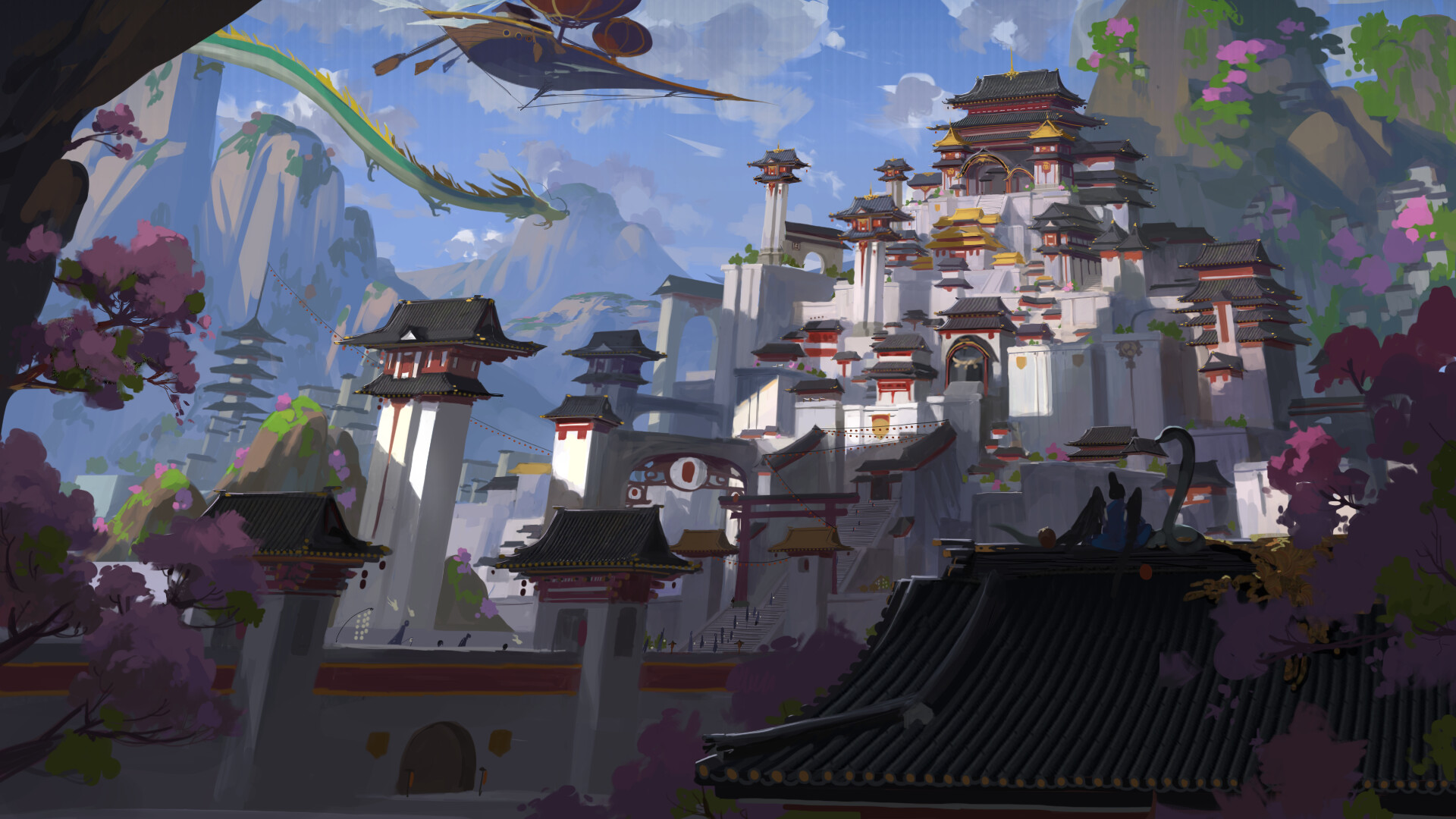 ArtStation Chinese Architecture artstation-chinese-architecture