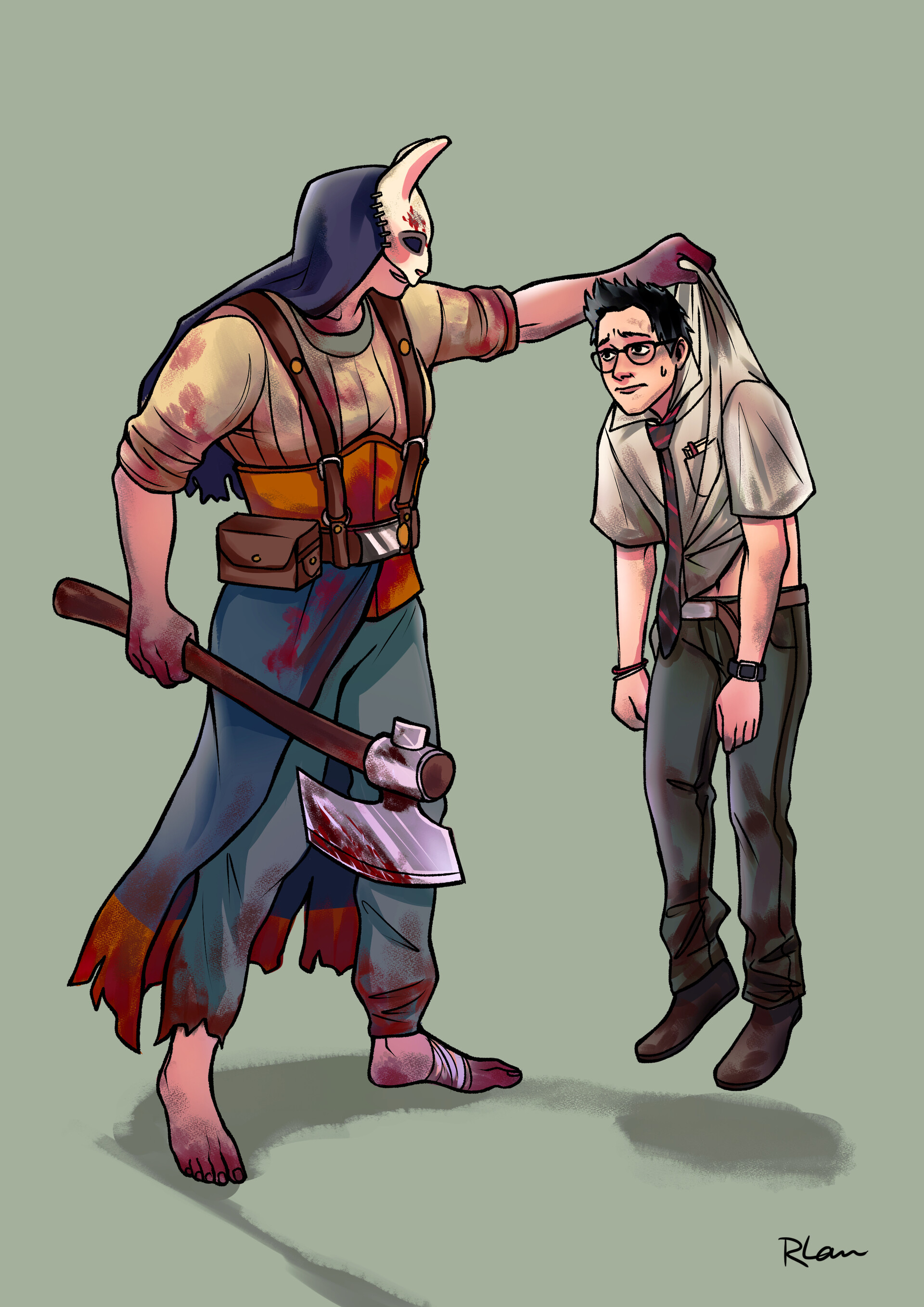 Artstation Huntress And Dwight From Dead By Daylight 2022