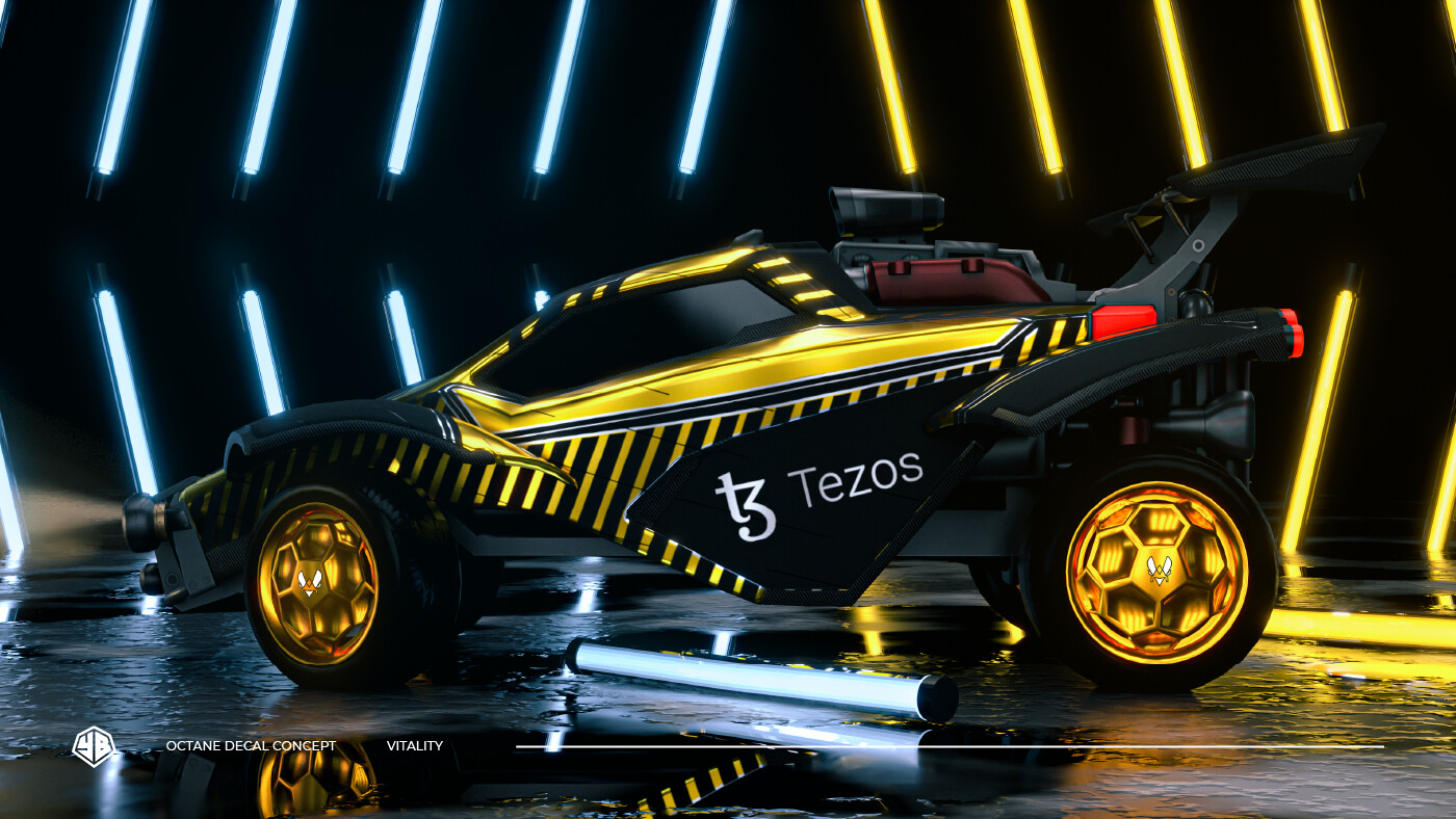 Rl custom decals TEAM VITALITY RLCS Decal concept
