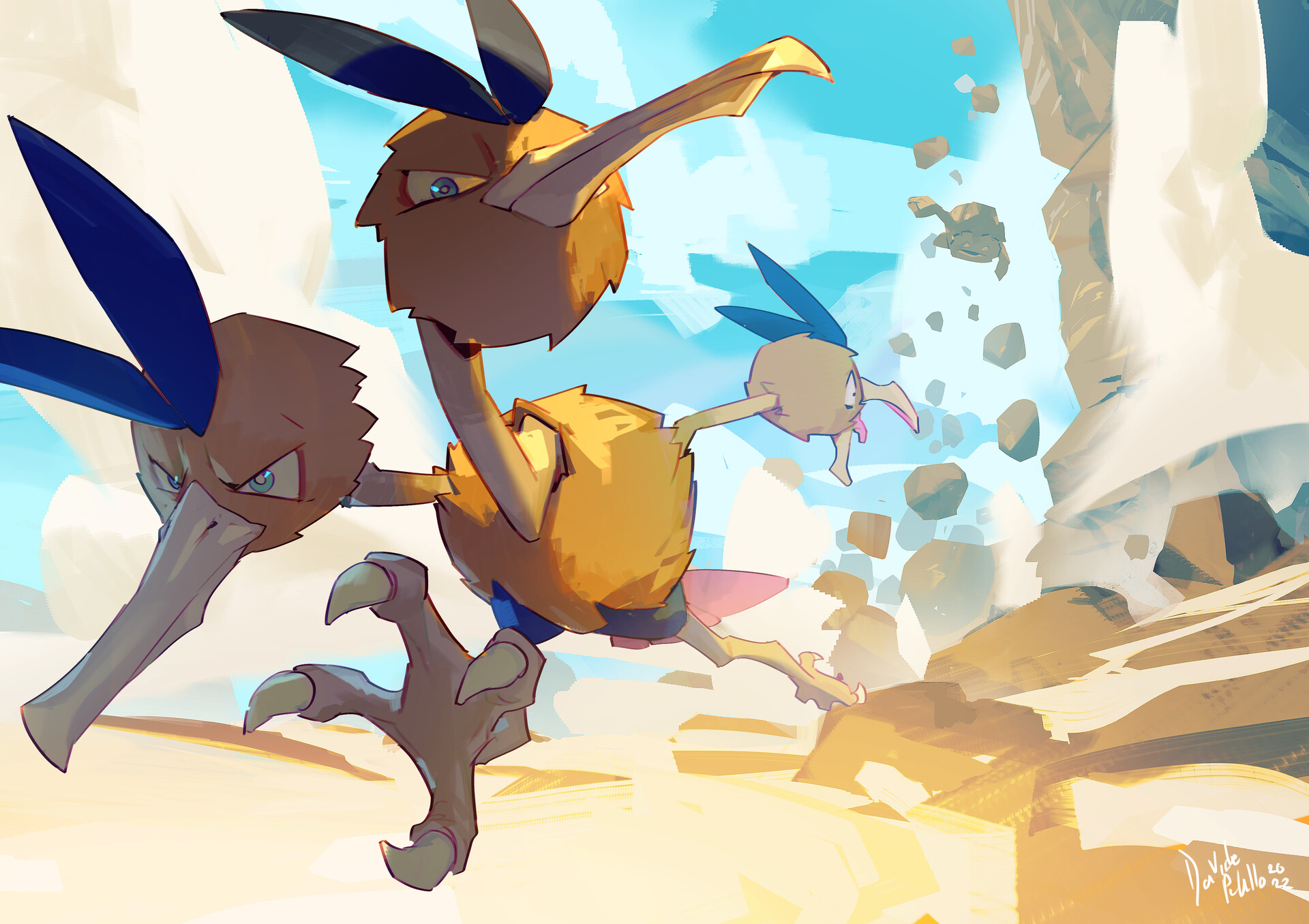 ArtStation - Pokemon Card fan project - Dodrio