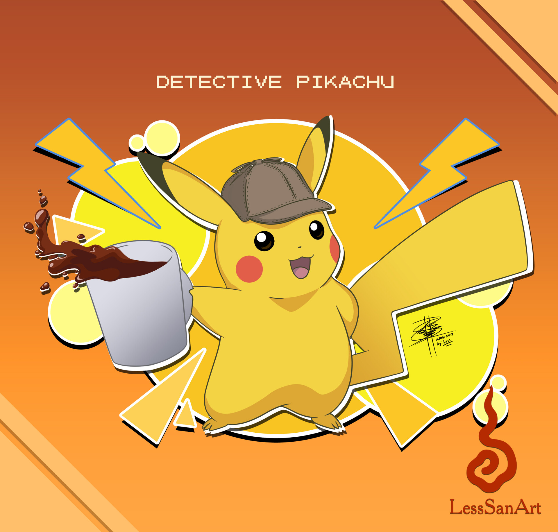 ArtStation - Pokeball Pikachu (Fan-Art)