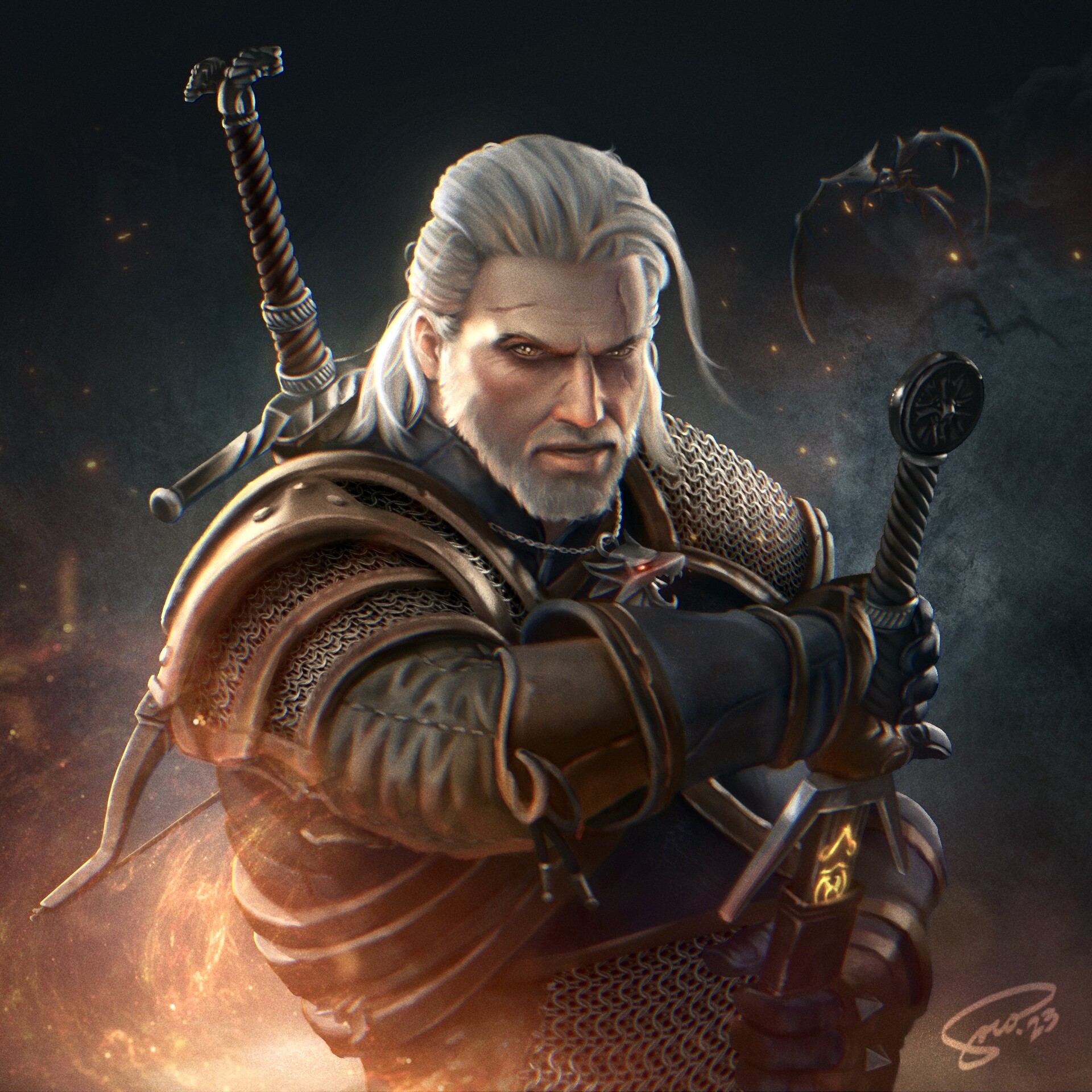 Geralt from the witcher 3 фото 25
