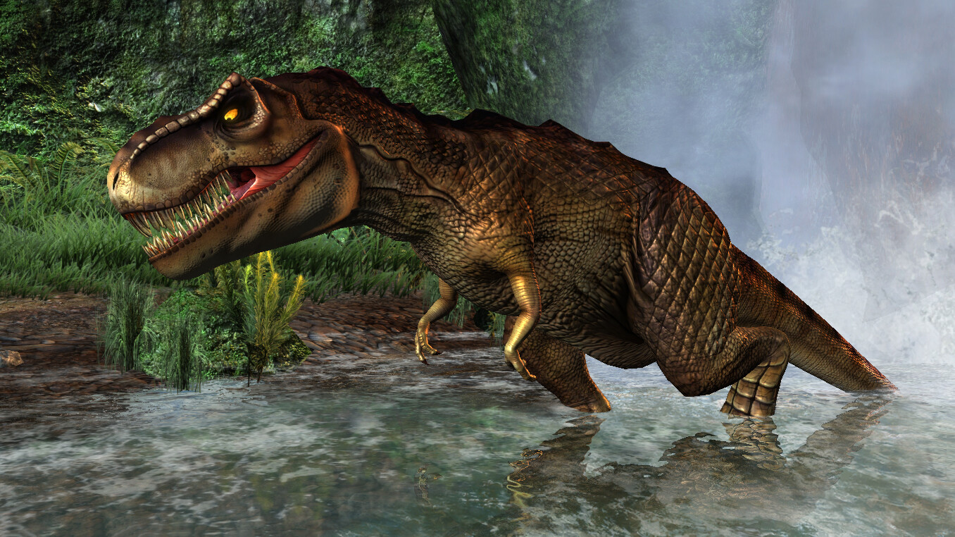 Andrew Locko Jurassic Park arcade game TRex