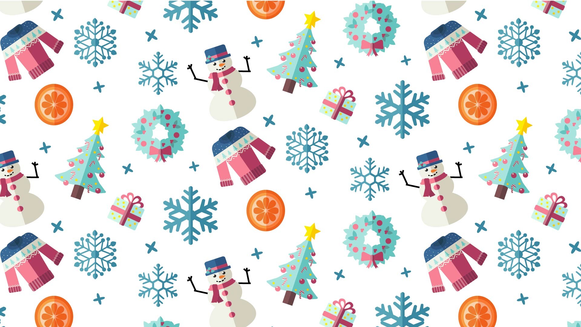 ArtStation - New year pattern