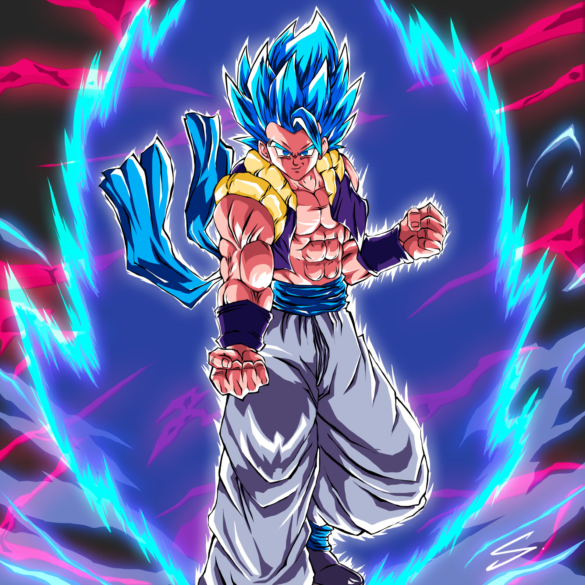 ArtStation - Goku SSJ Blue 2