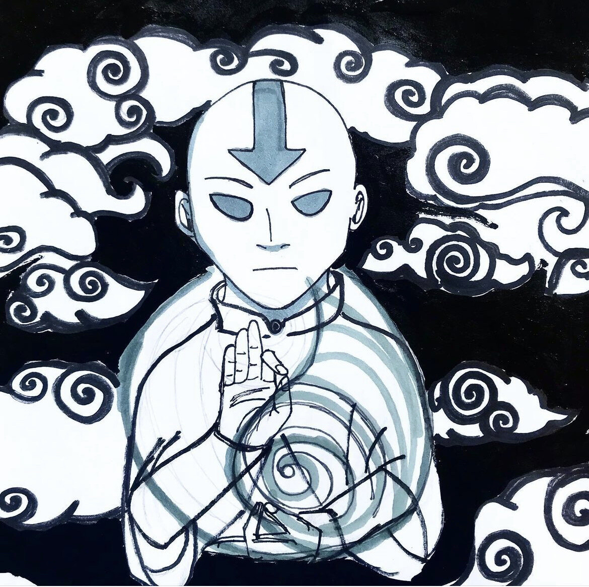 ArtStation - Avatar Anng inked