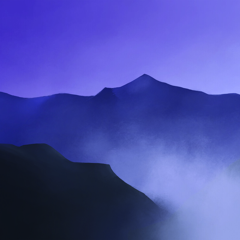 Abstract Mountain Landscape 6
