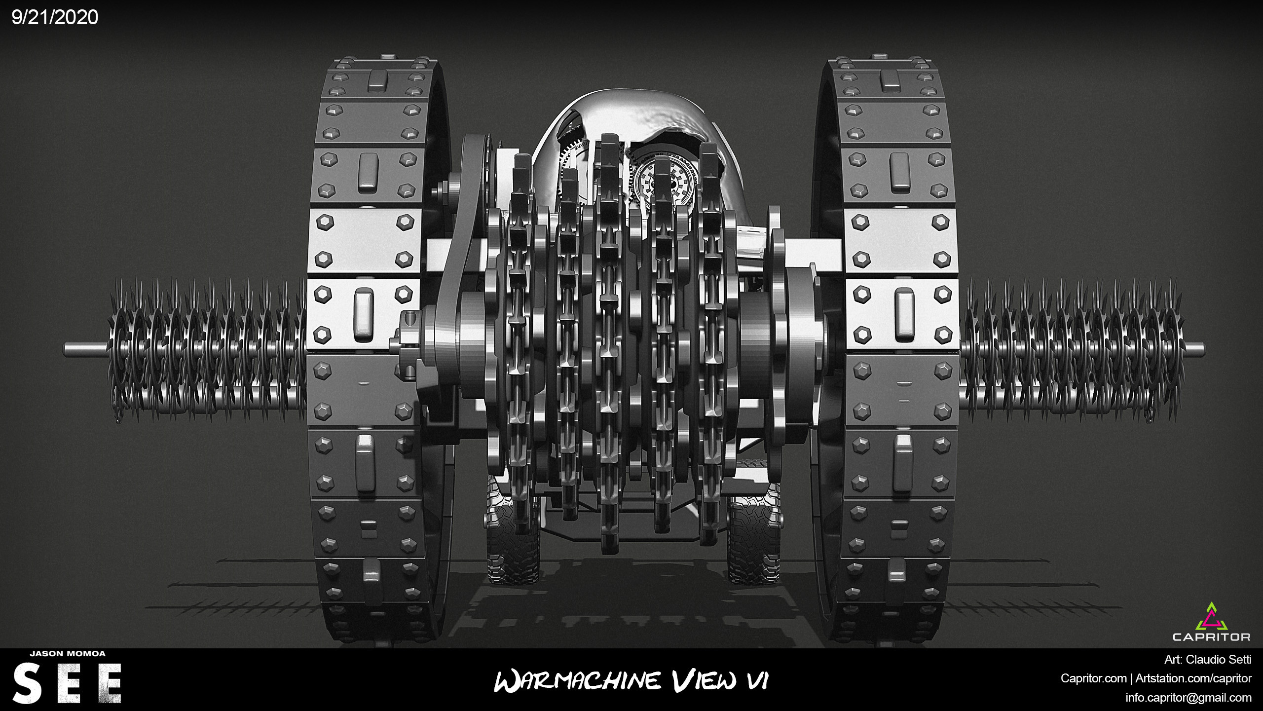 Jason Momoa - SEE - Warmachine Concept Design View 6