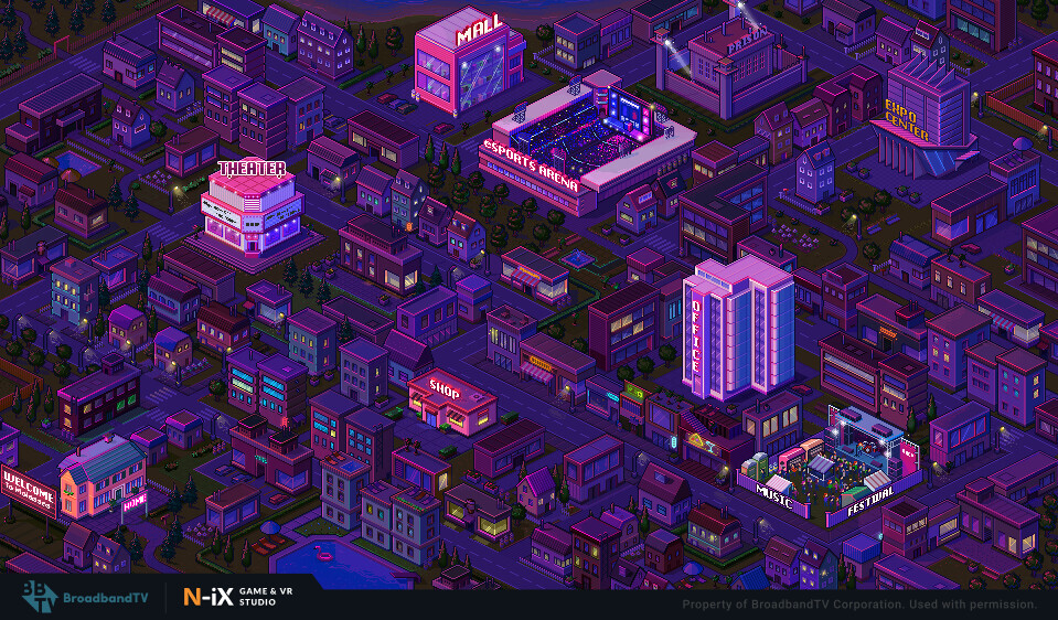 NiX Game & VR Studio Squad Rivals City map