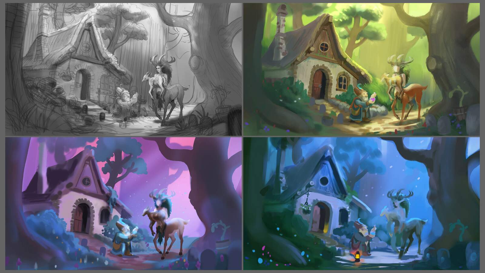 Dryad colour comps