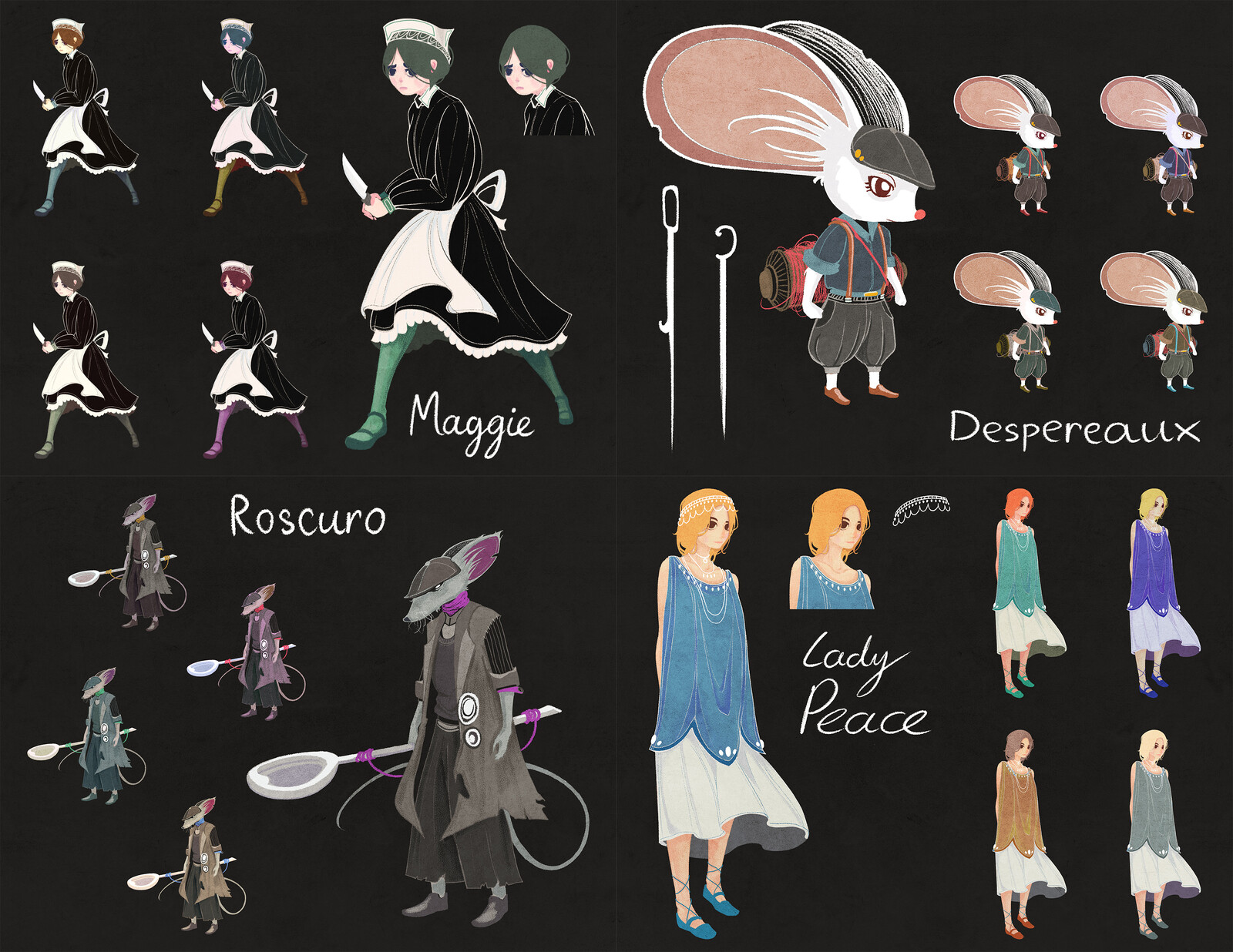 Characters Thumbnails