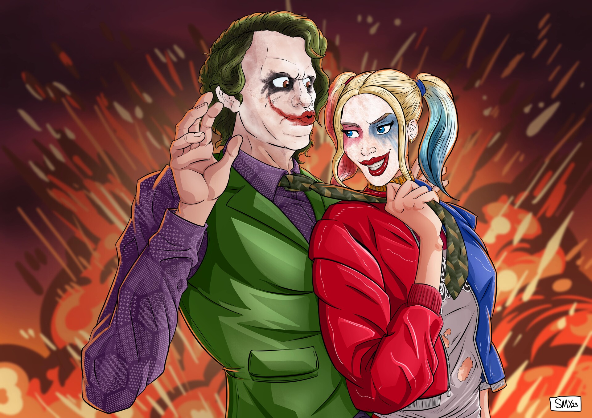 ArtStation Joker and Harley Quinn