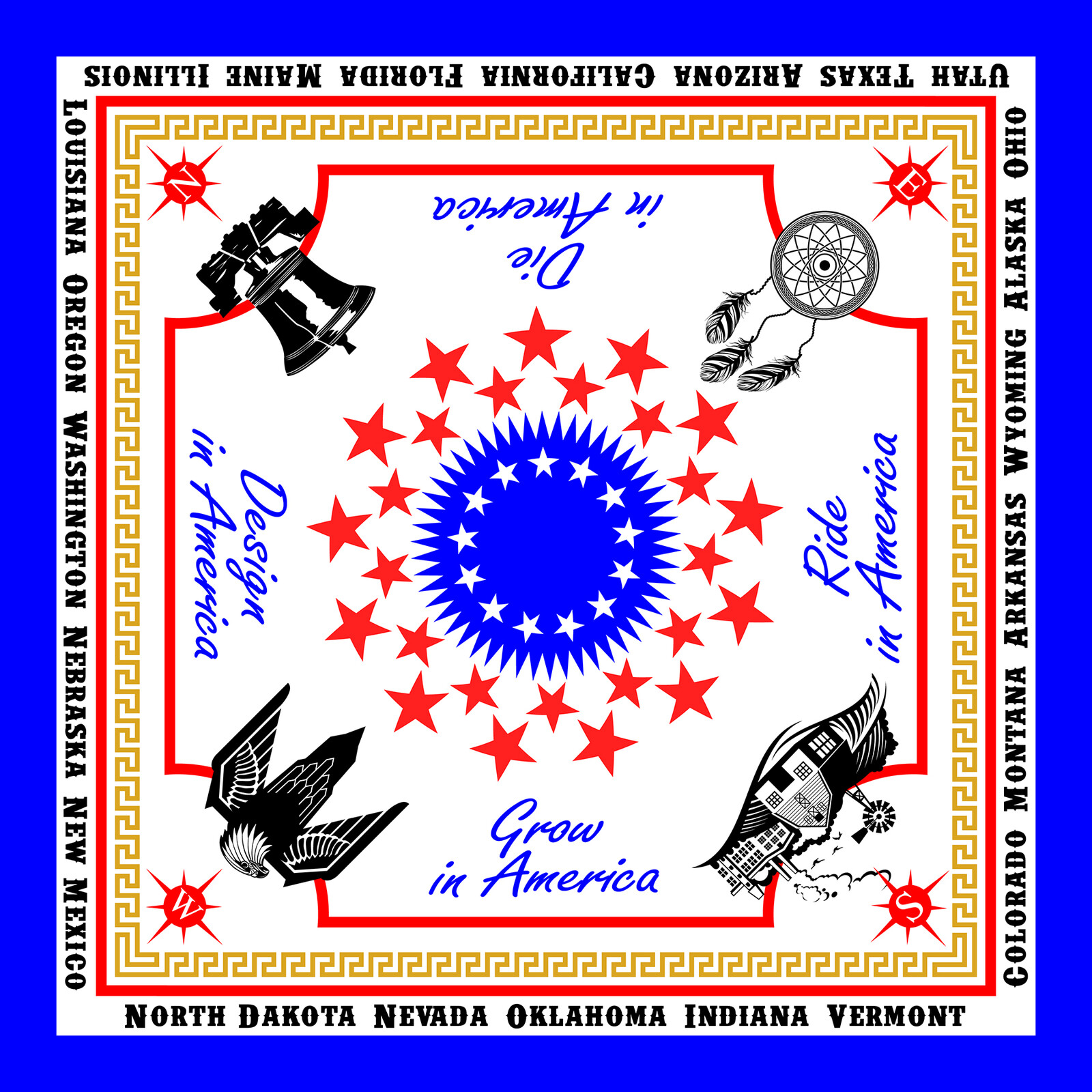 Bandanna design.