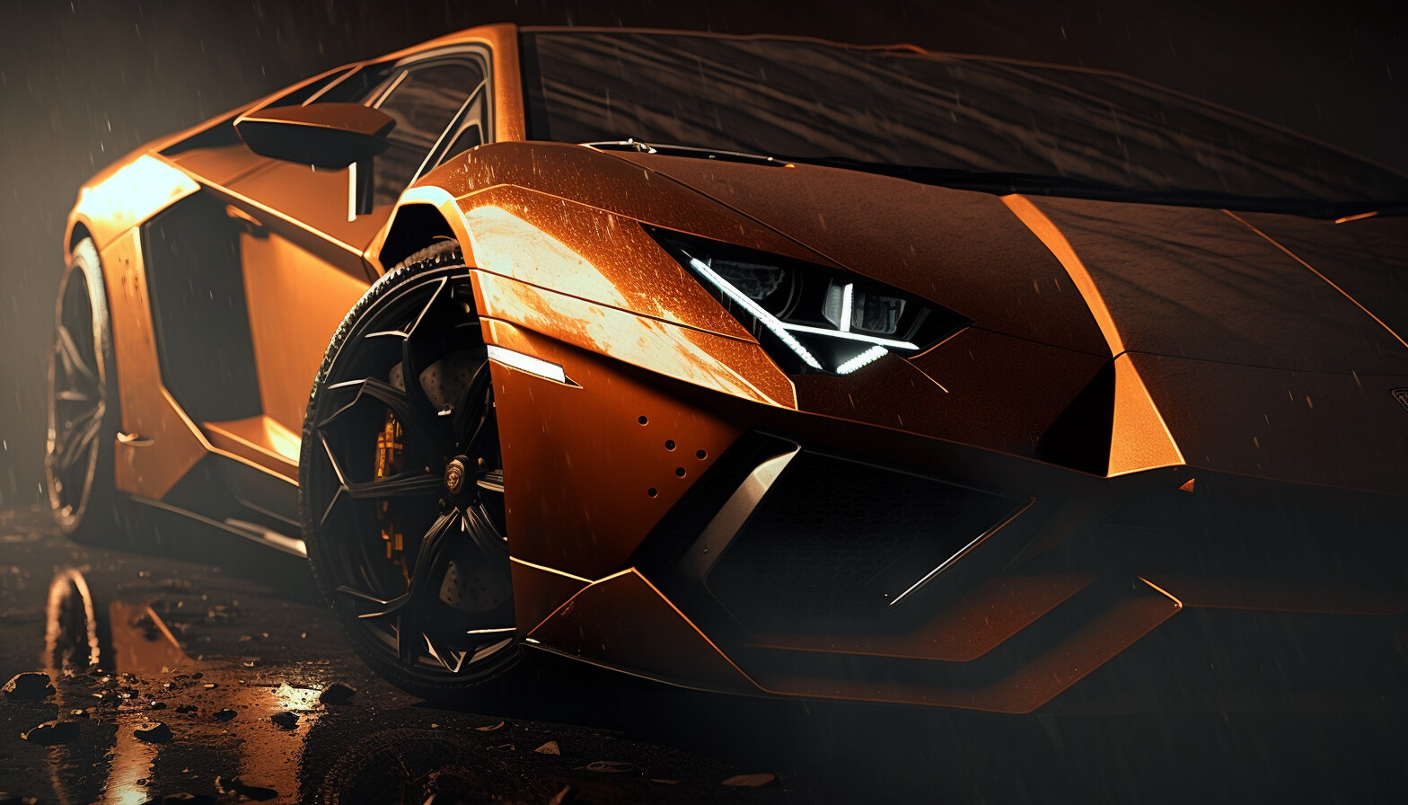 The Aventador  by AI Generator from IA STUDIO &amp; S7