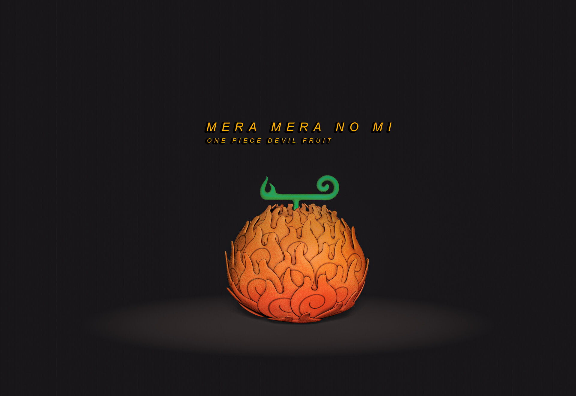 Mera Mera no Mi One Piece Devil Fruit | 3D Print Model