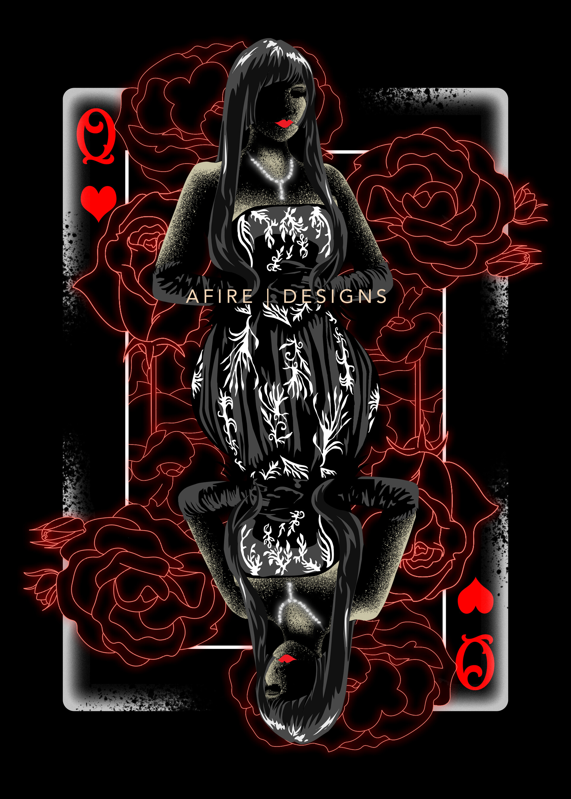 Artstation mira queen of hearts from alice in borderland