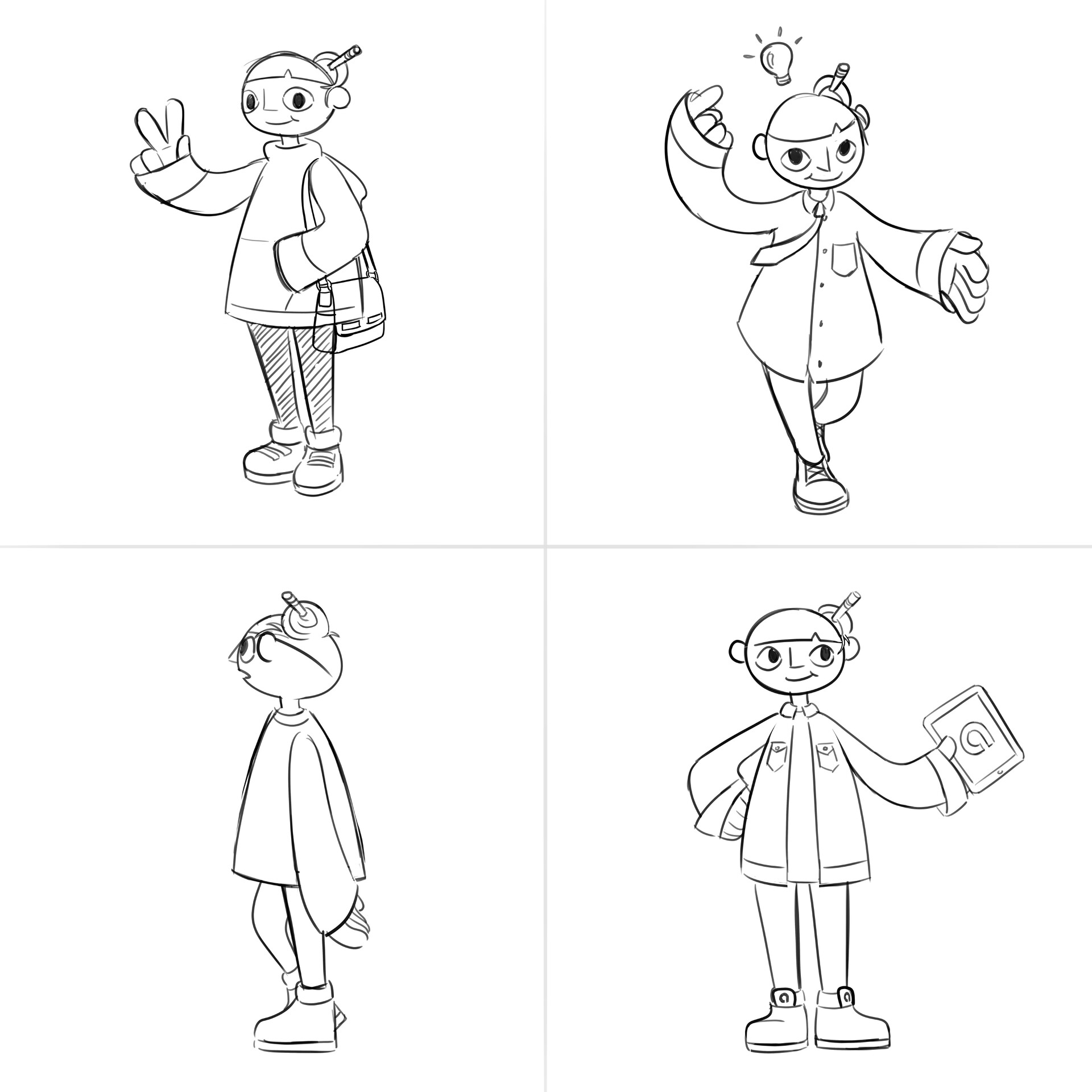 Josef panes andy character design