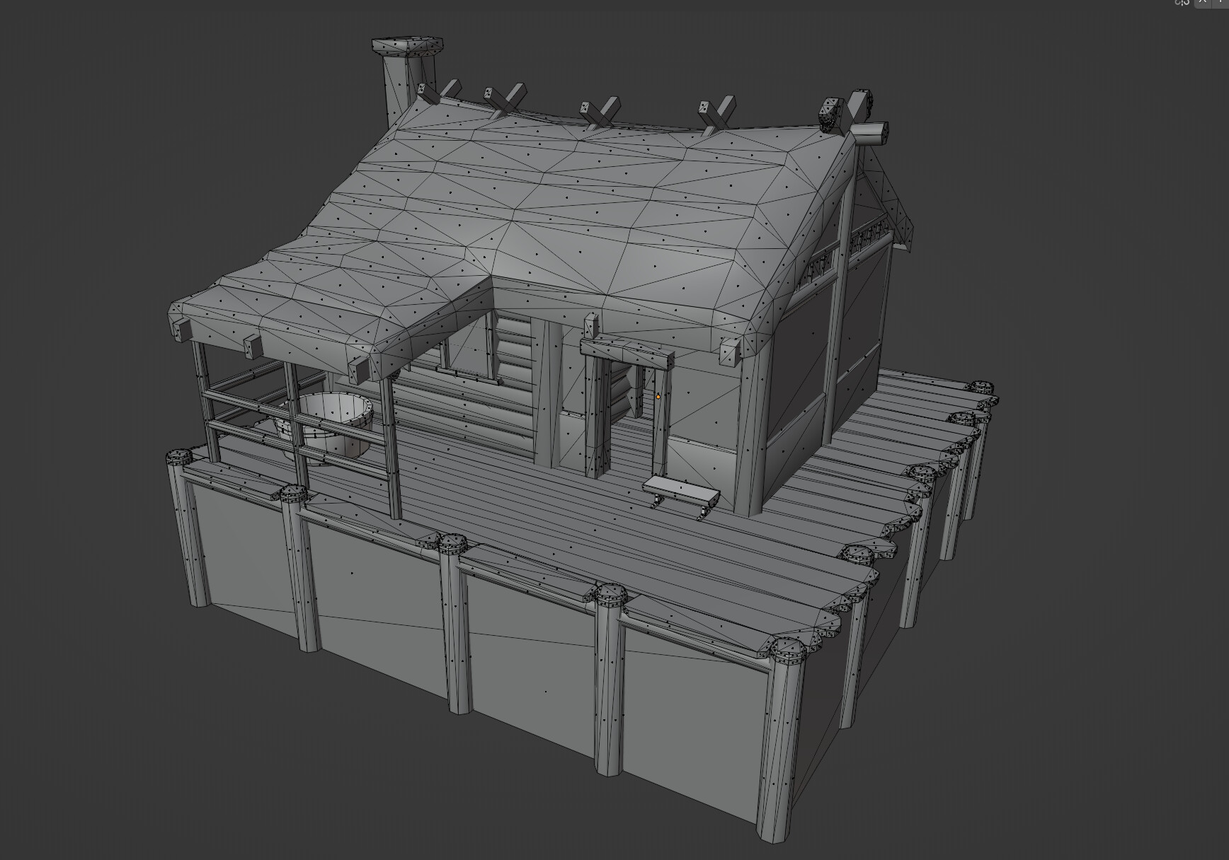 ArtStation - Architecture: Sauna - AU's Harthstone Isles Mod for Skyrim