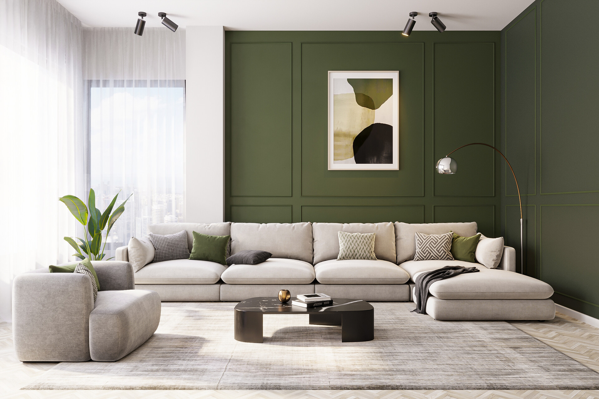 ArtStation - interior livingroom scene 04