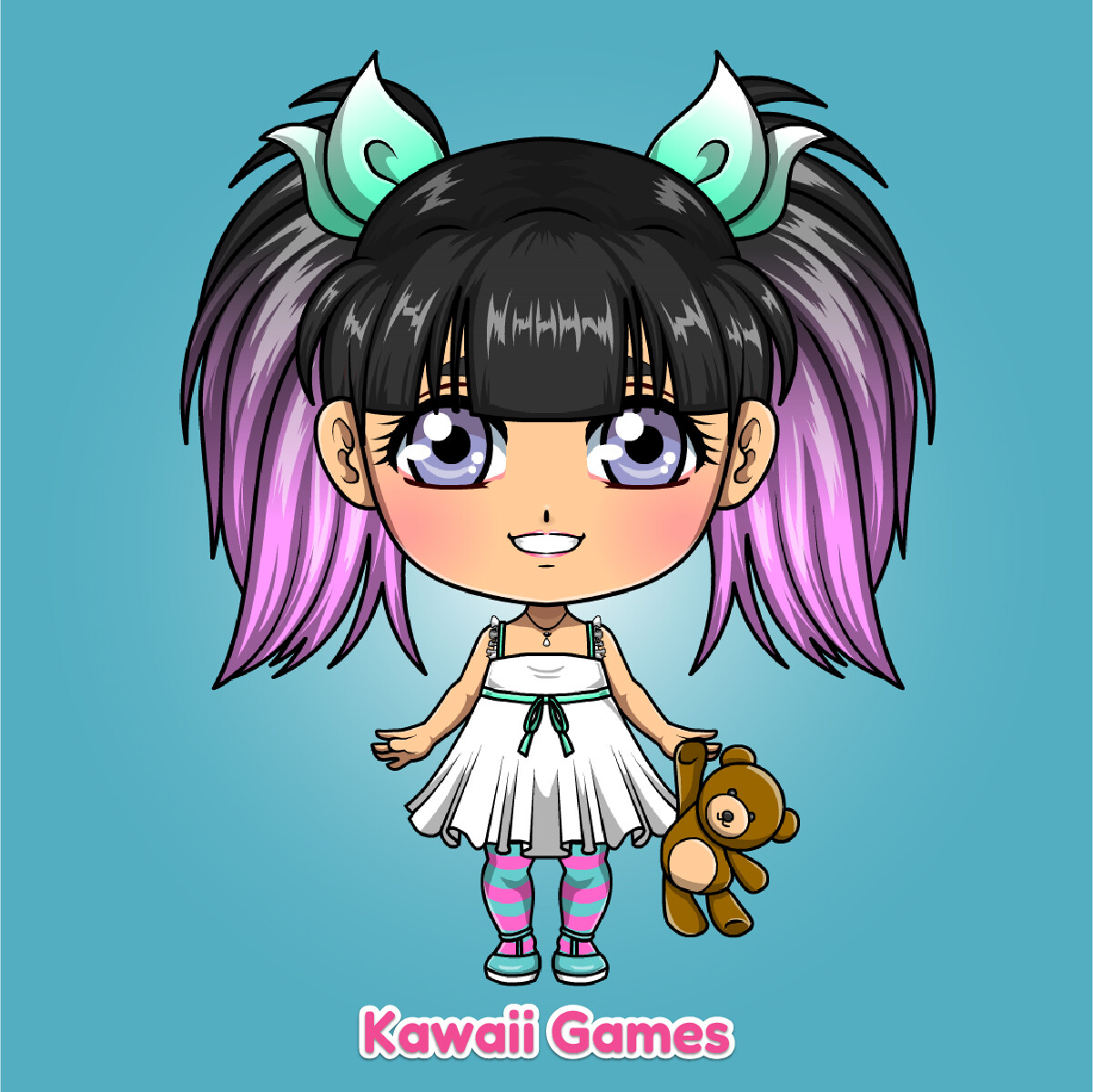 Mega Kawaii Chibi Avatar Maker - WEBGL Promo Video 