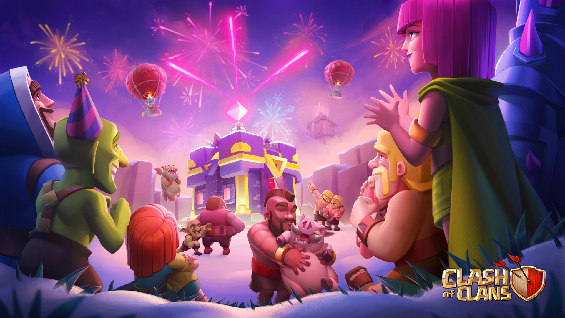 Artstation Clash Of Clans New Years