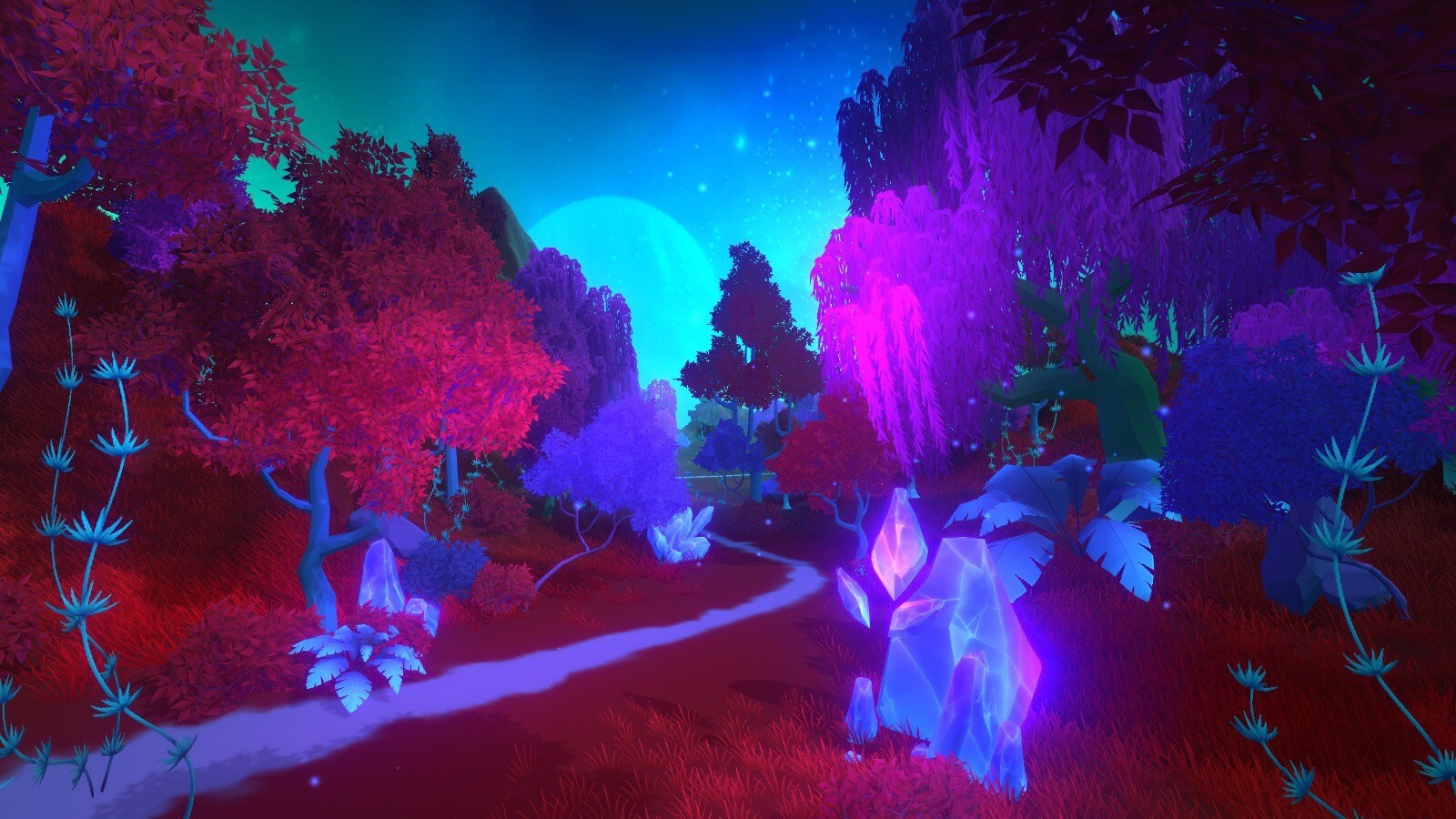 Final scene with glow shader