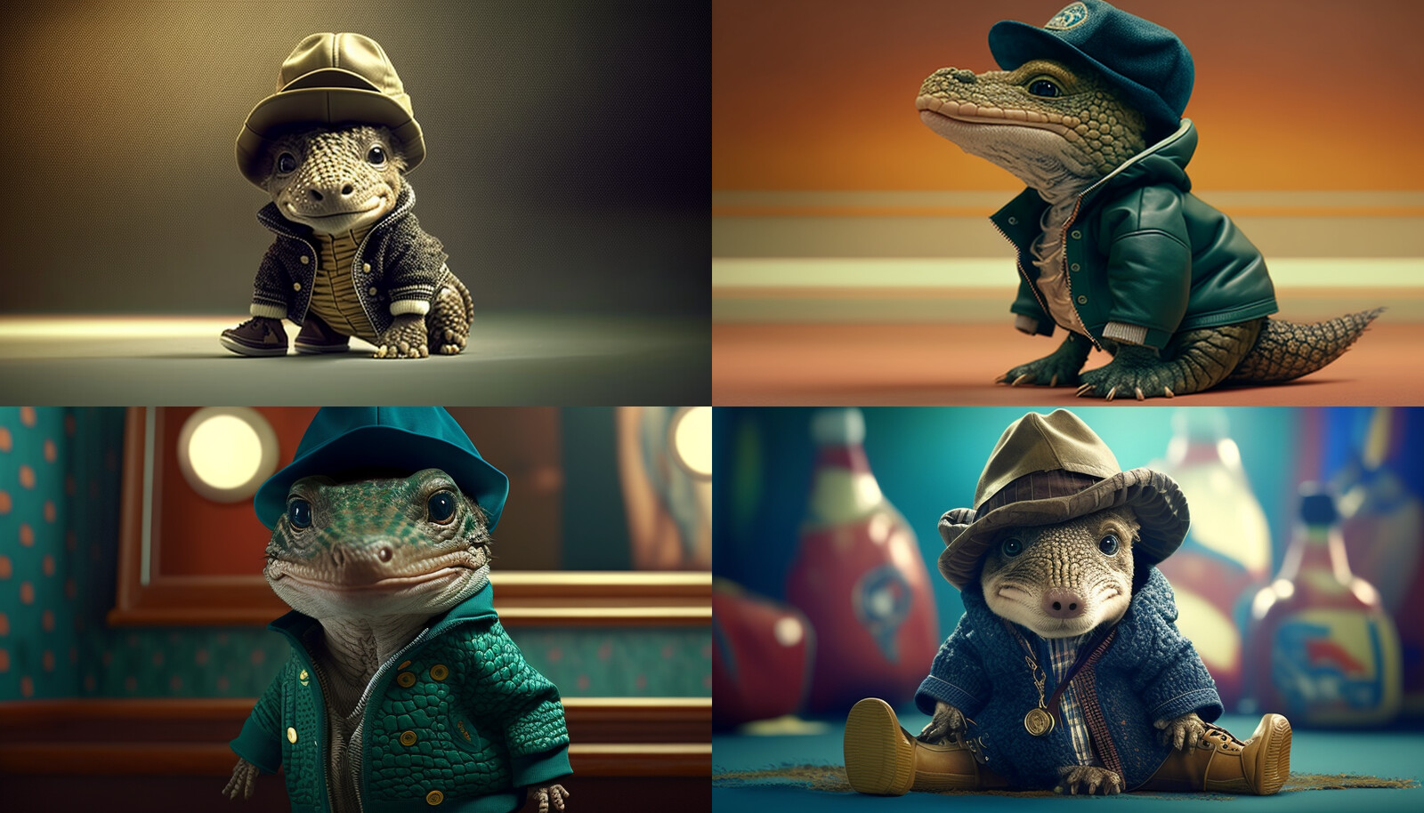 Baby Aligator on stylish mode by IA Studio &amp; S 7