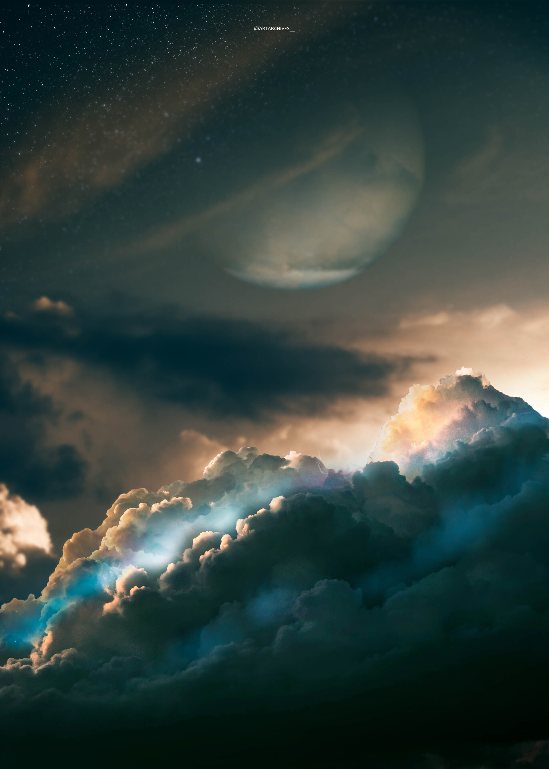 ArtStation - Lightning Clouds