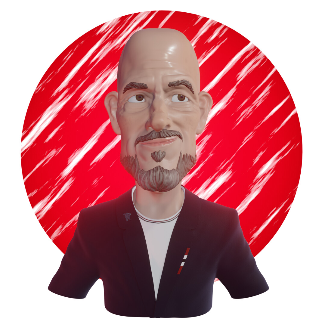 ArtStation Football Managers Caricature Sculpts