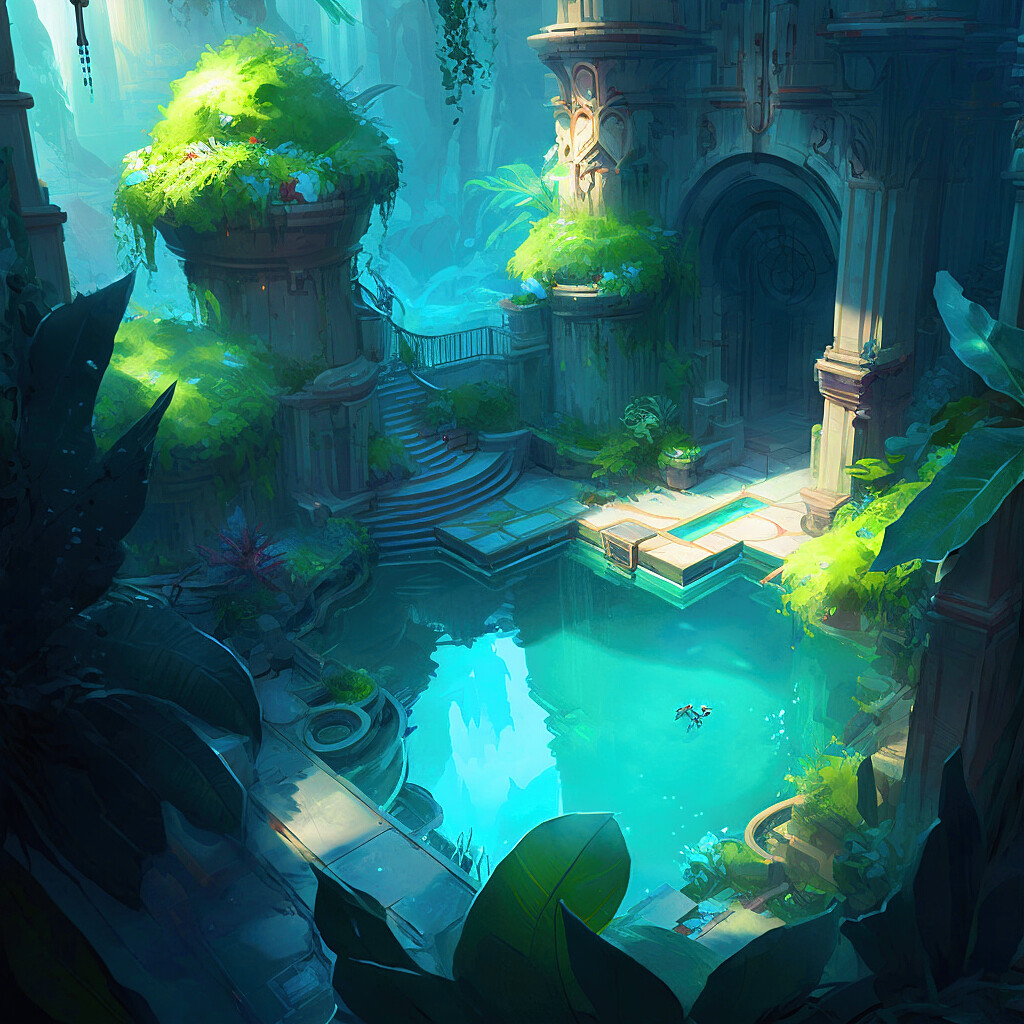 ArtStation - Ancient Pool