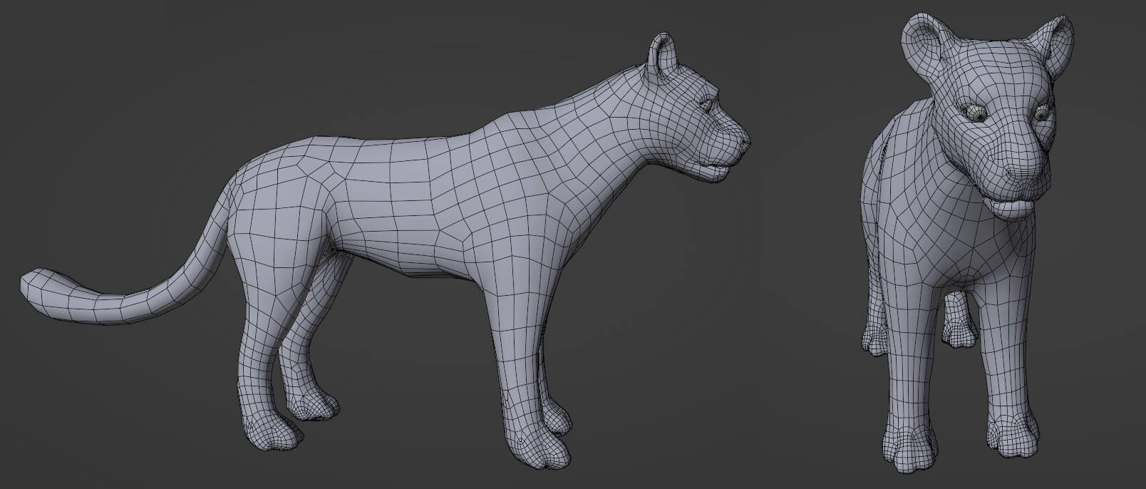 ArtStation - 3D Fantasy lion model for character creator