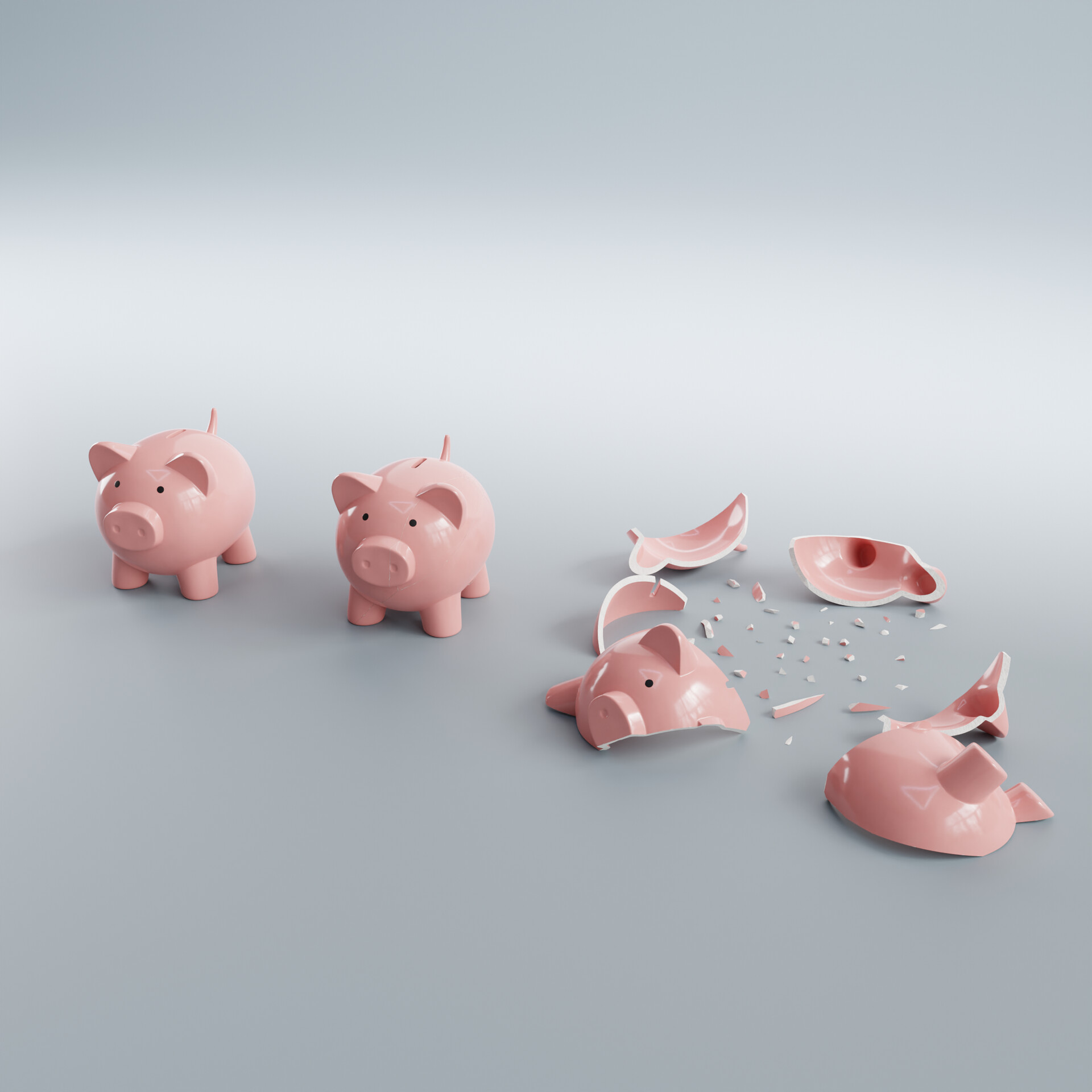 3D Piggy Bank Ceramic Kit by Creatology™