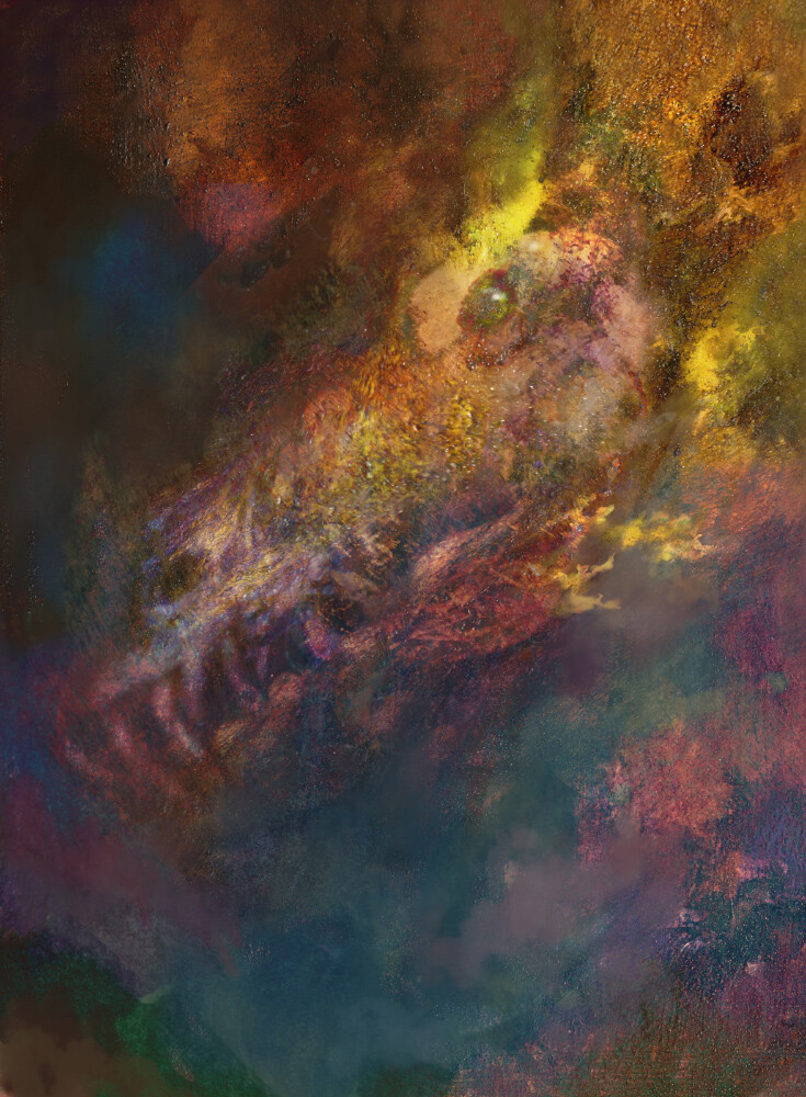 ArtStation - Dragon, MTG Token Card Artwork