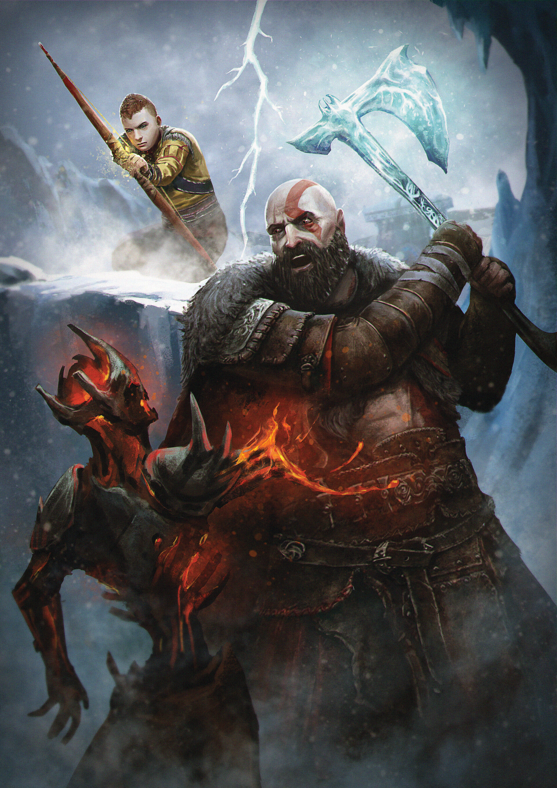 This Fan-Made God of War Ragnarok Animated Cover Art Looks Fantastic