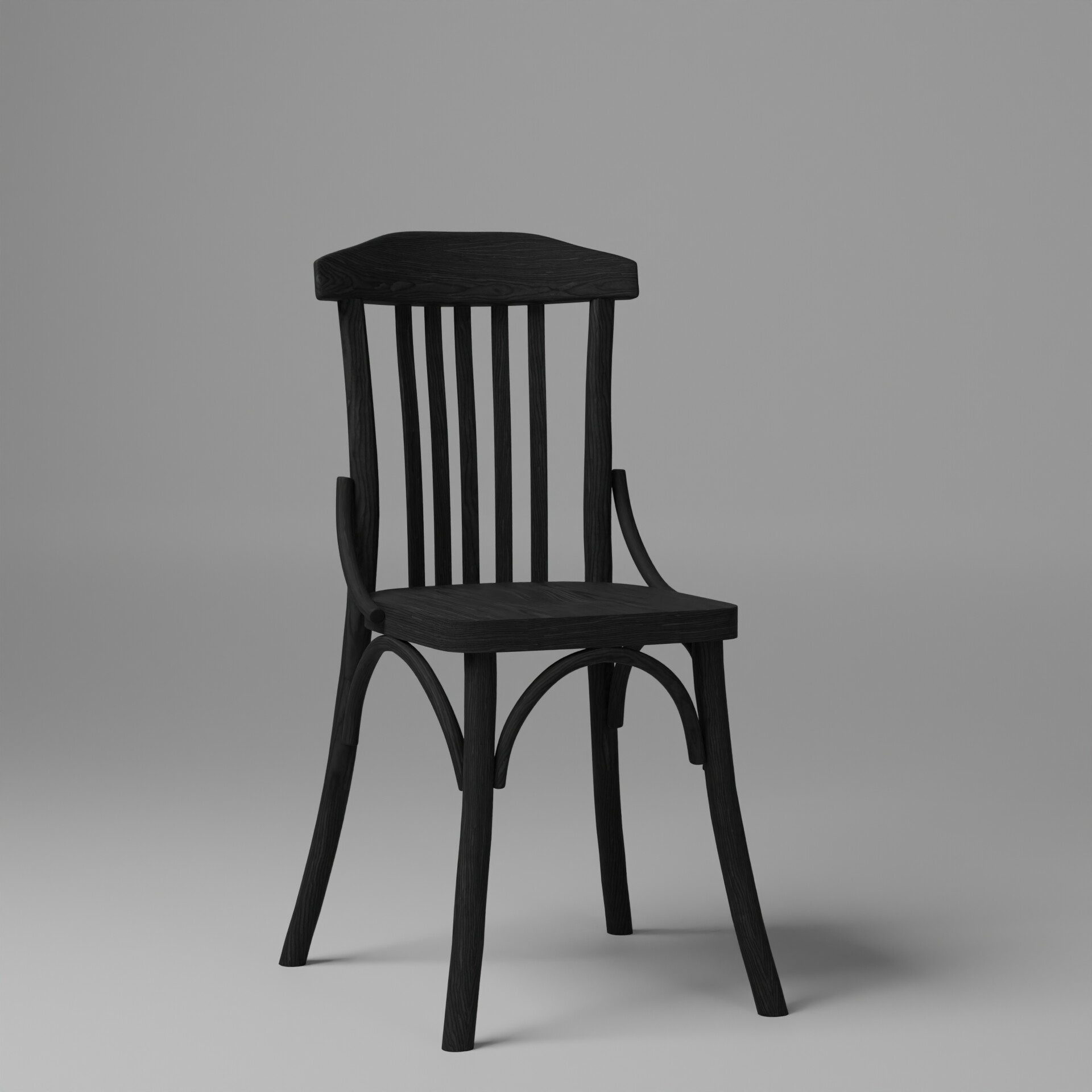 ArtStation Black Vintage Chair