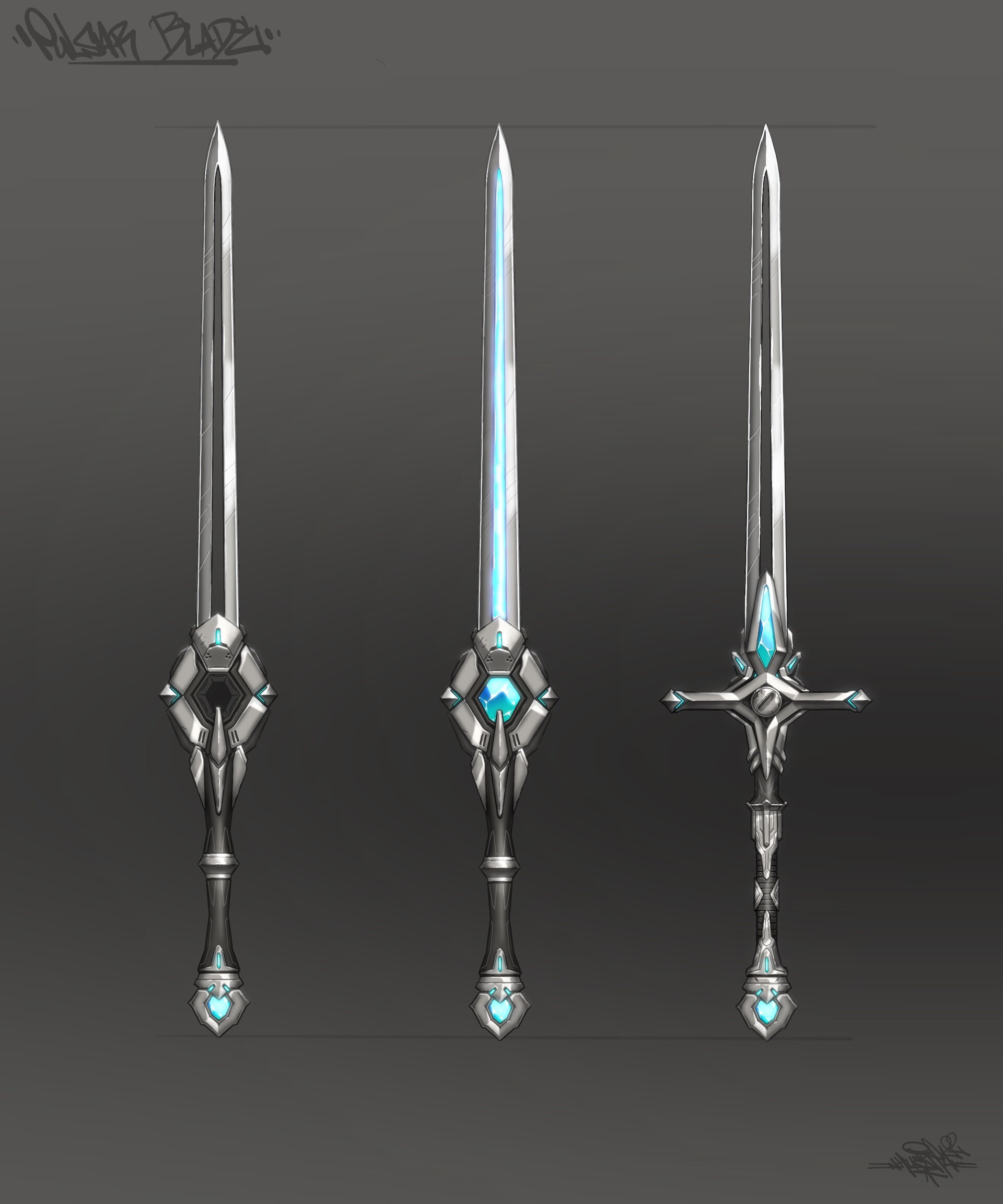 ArtStation Galactic Sword Designs