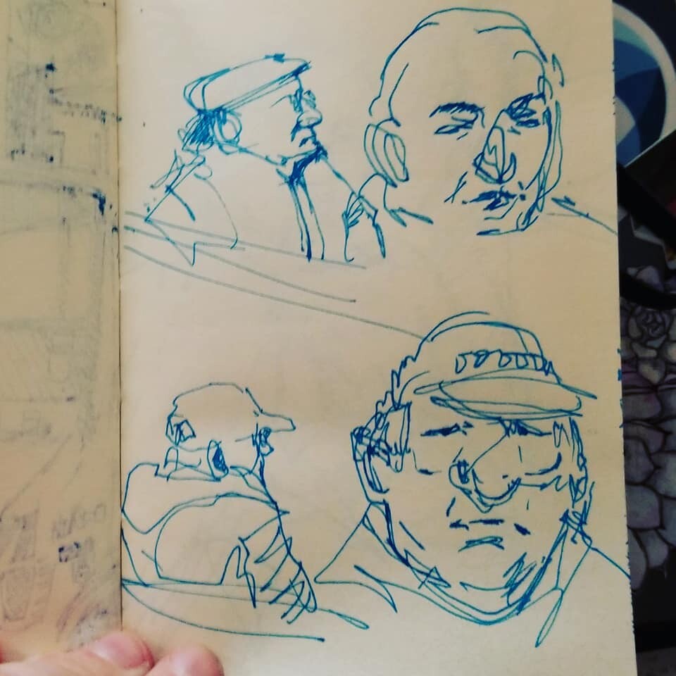 Doodles while in France