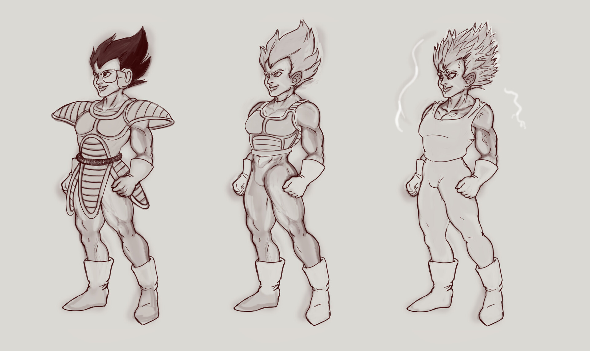 ArtStation - Dragon Ball Z Designs