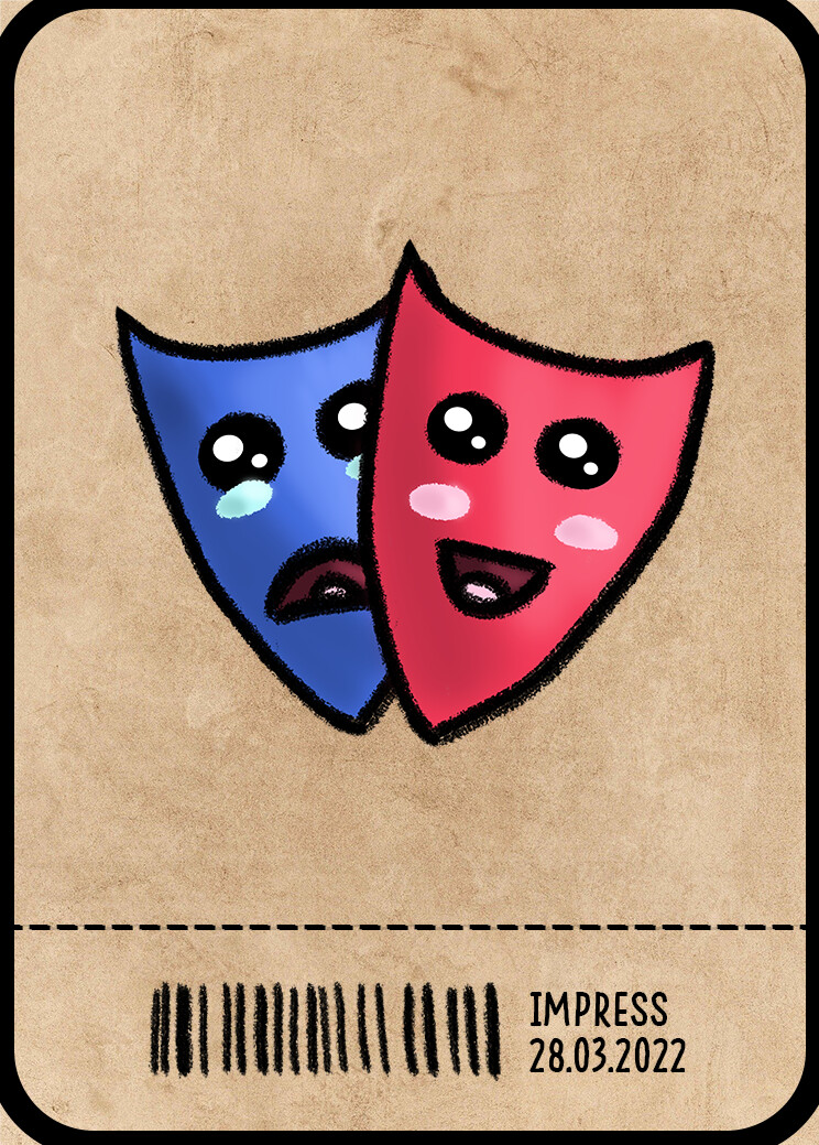 tragedy and comedy icons