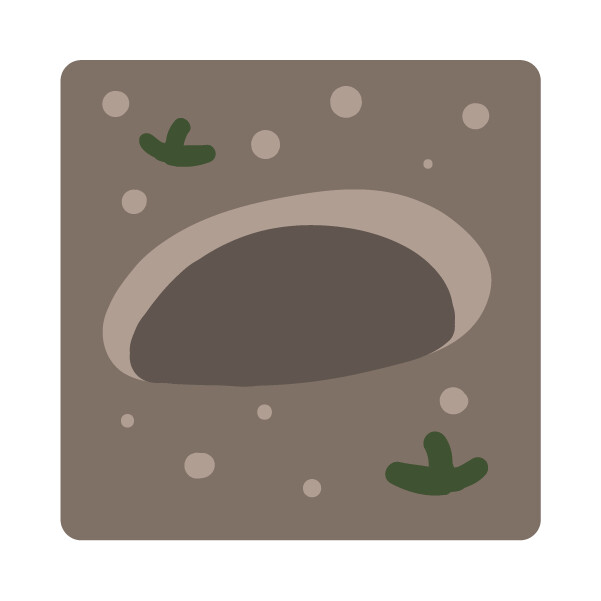 Hole as start marker