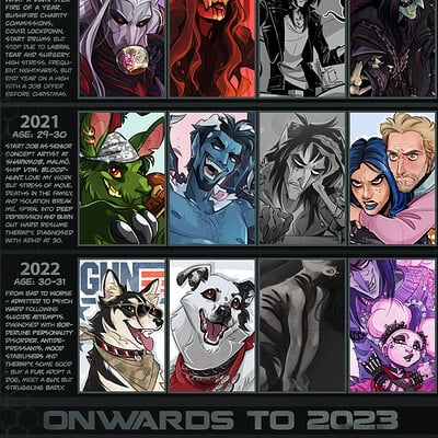 Quartervirus art improvement meme 2003 2022 wide