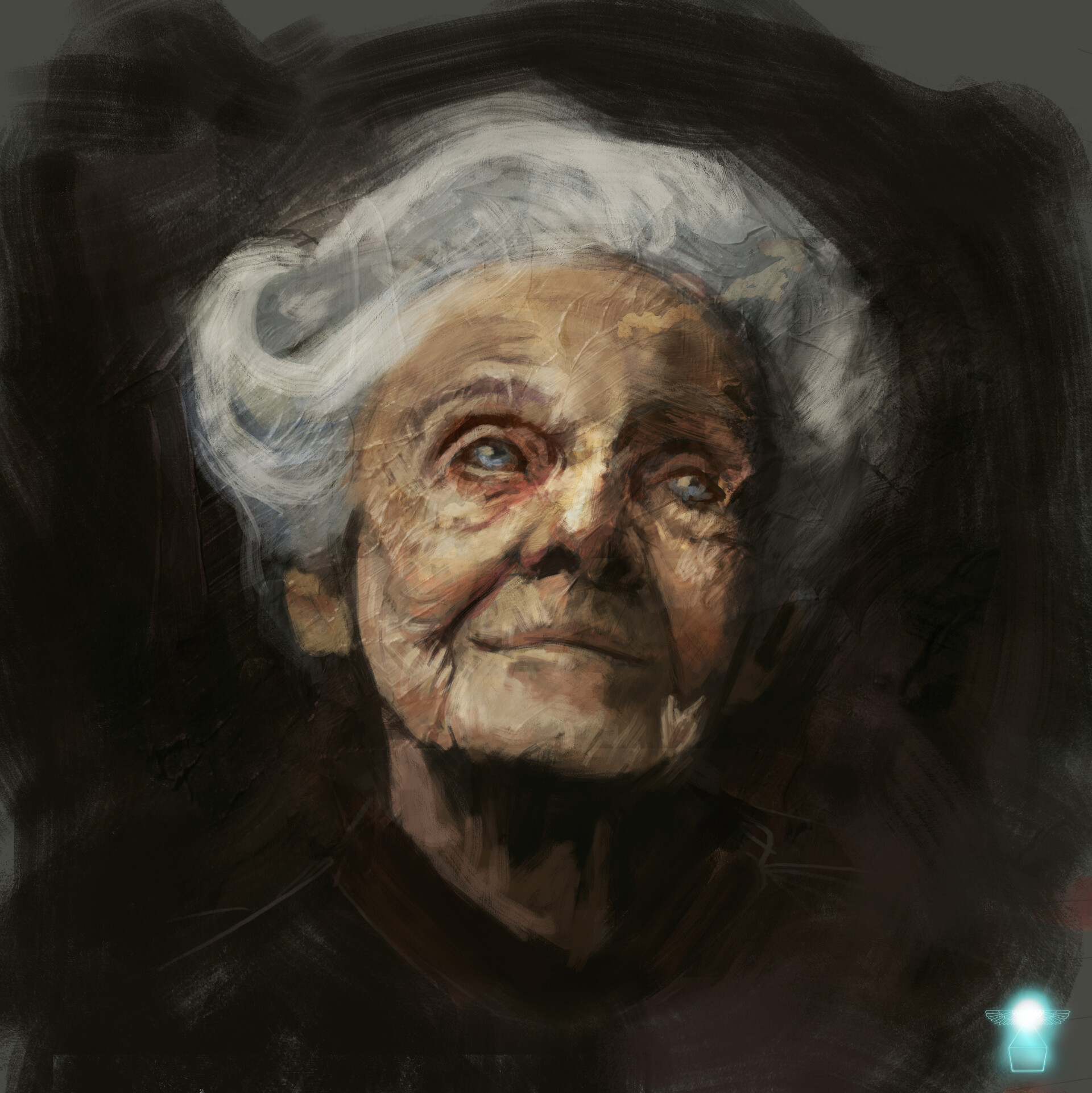 ArtStation - old lady