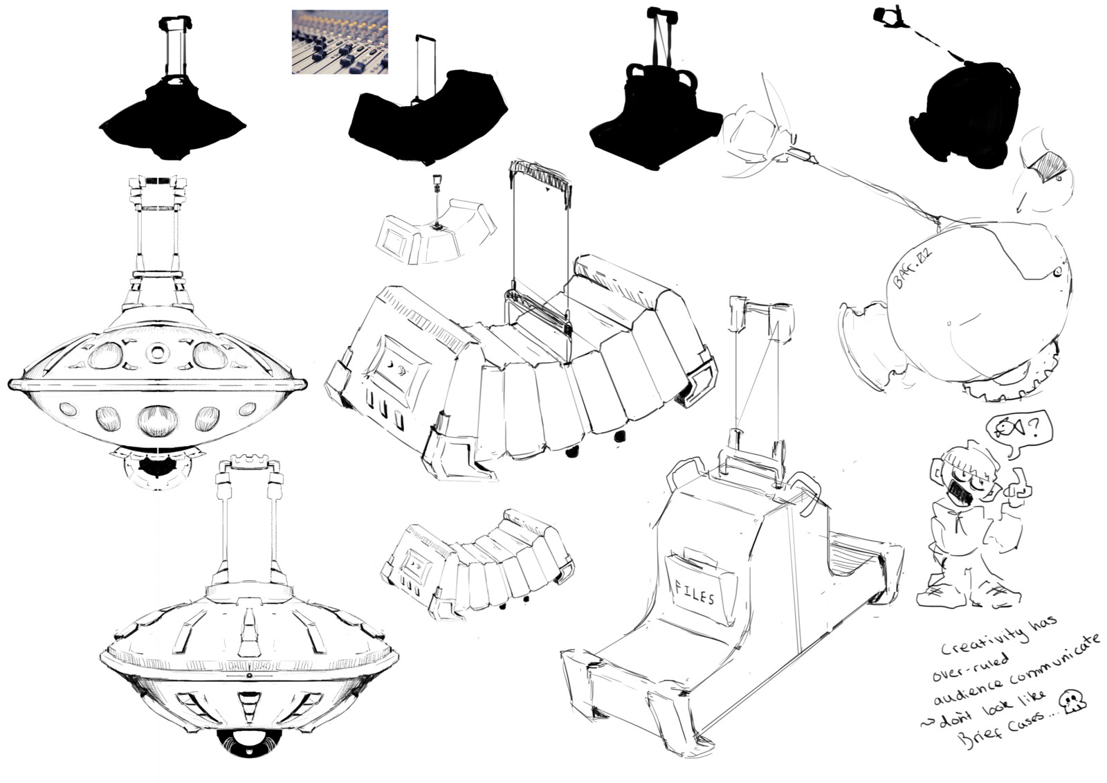 Rejected Sketches