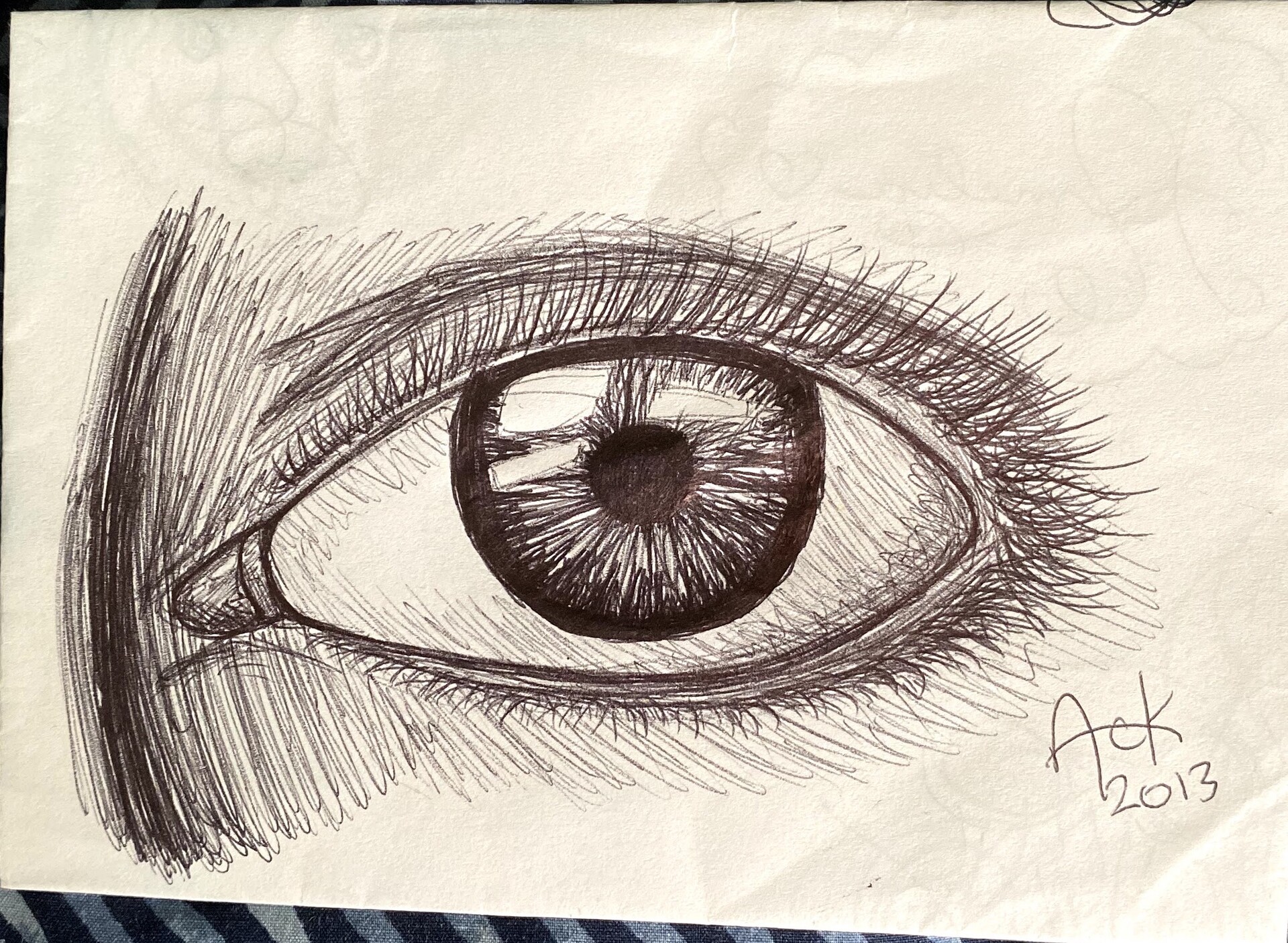 Daily Eye Sketch 8252021 Pen by OsannaChil on DeviantArt