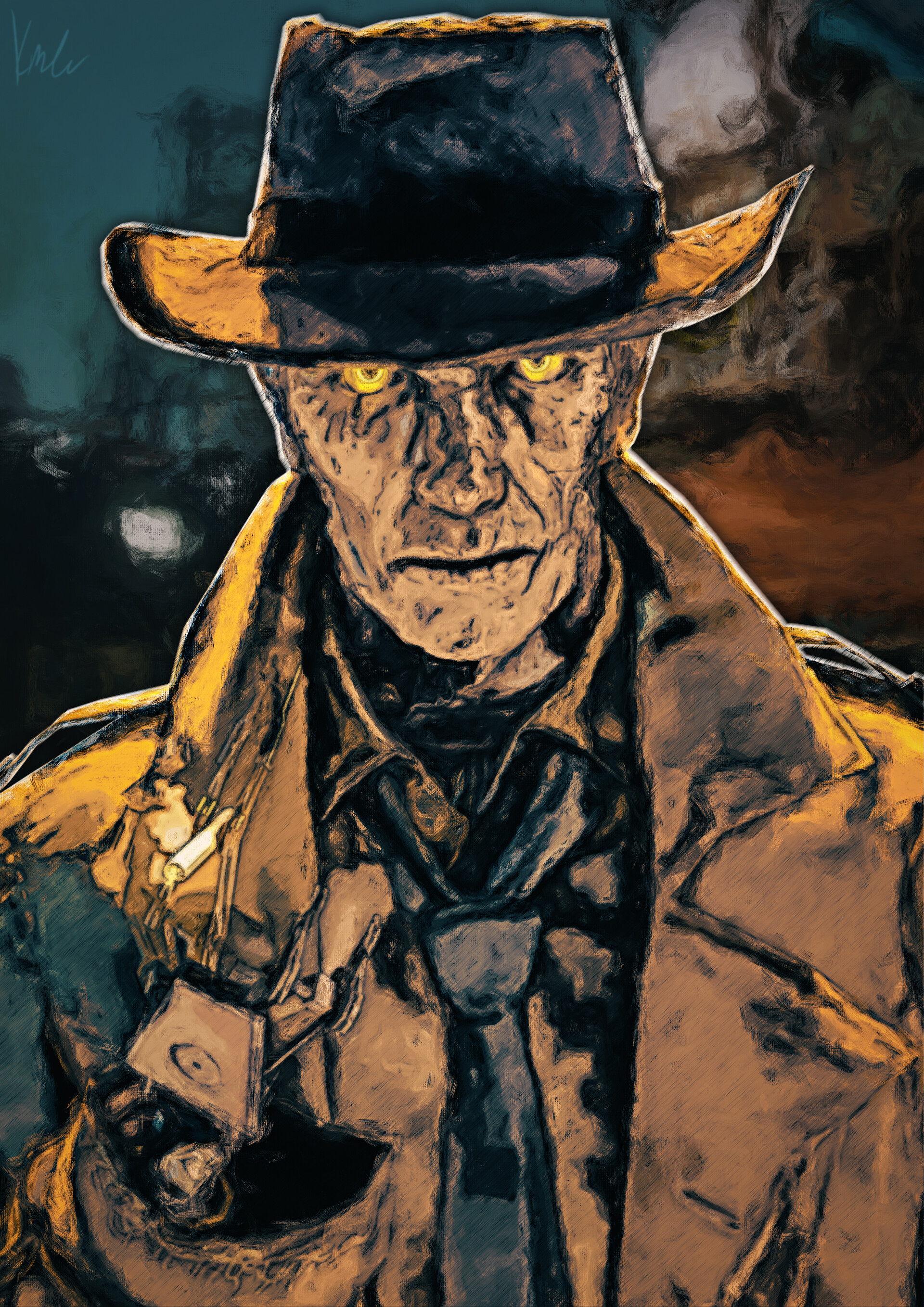 ArtStation Nick Valentine Fallout 4