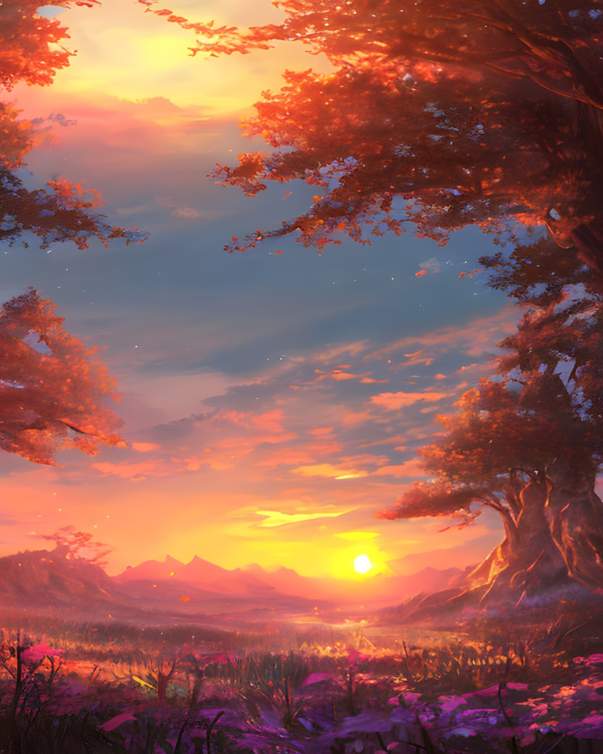 ArtStation - Soul sunset forest