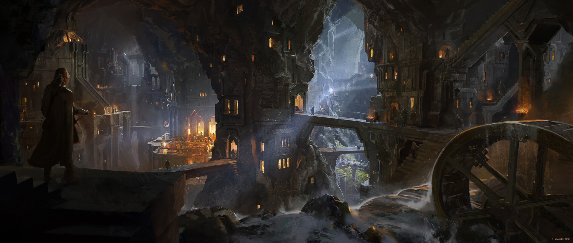 How big was Khazad-dûm (Moria) compared to other dwarven cities of