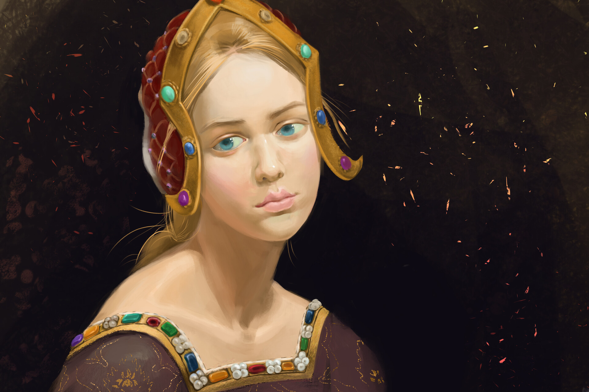 ArtStation - женский портрет