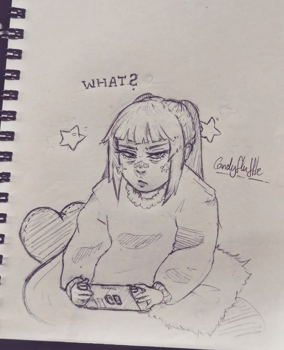 ArtStation - Star girl OC grumpy